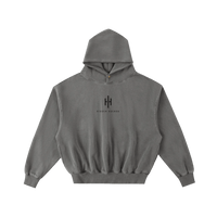 Hidden Agenda Frayed Enzyme Washed Fleece Hoodie - Wolvyn Apparel