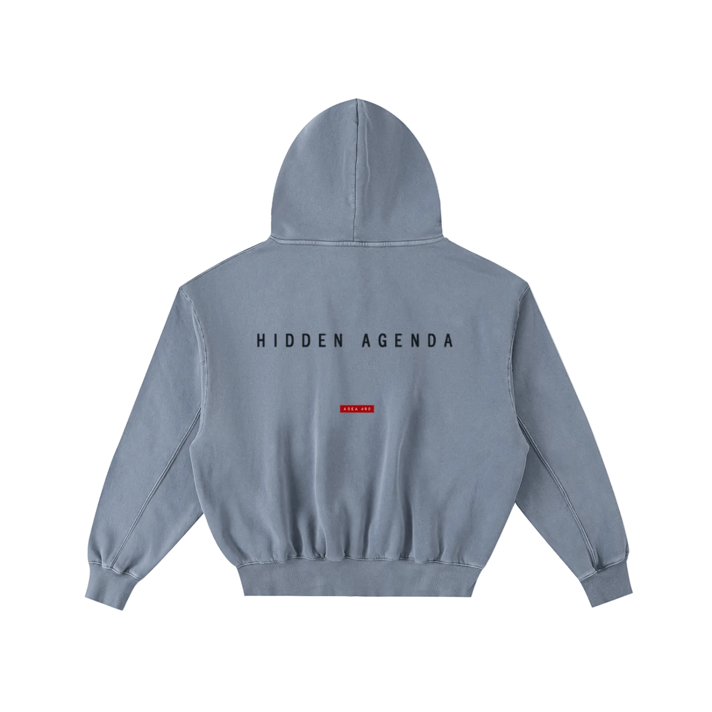 Hidden Agenda Frayed Enzyme Washed Fleece Hoodie - Wolvyn Apparel