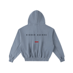 Hidden Agenda Frayed Enzyme Washed Fleece Hoodie - Wolvyn Apparel