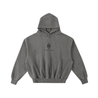 Hidden Agenda Frayed Enzyme Washed Fleece Hoodie - Wolvyn Apparel