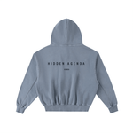 Hidden Agenda Frayed Enzyme Washed Fleece Hoodie - Wolvyn Apparel