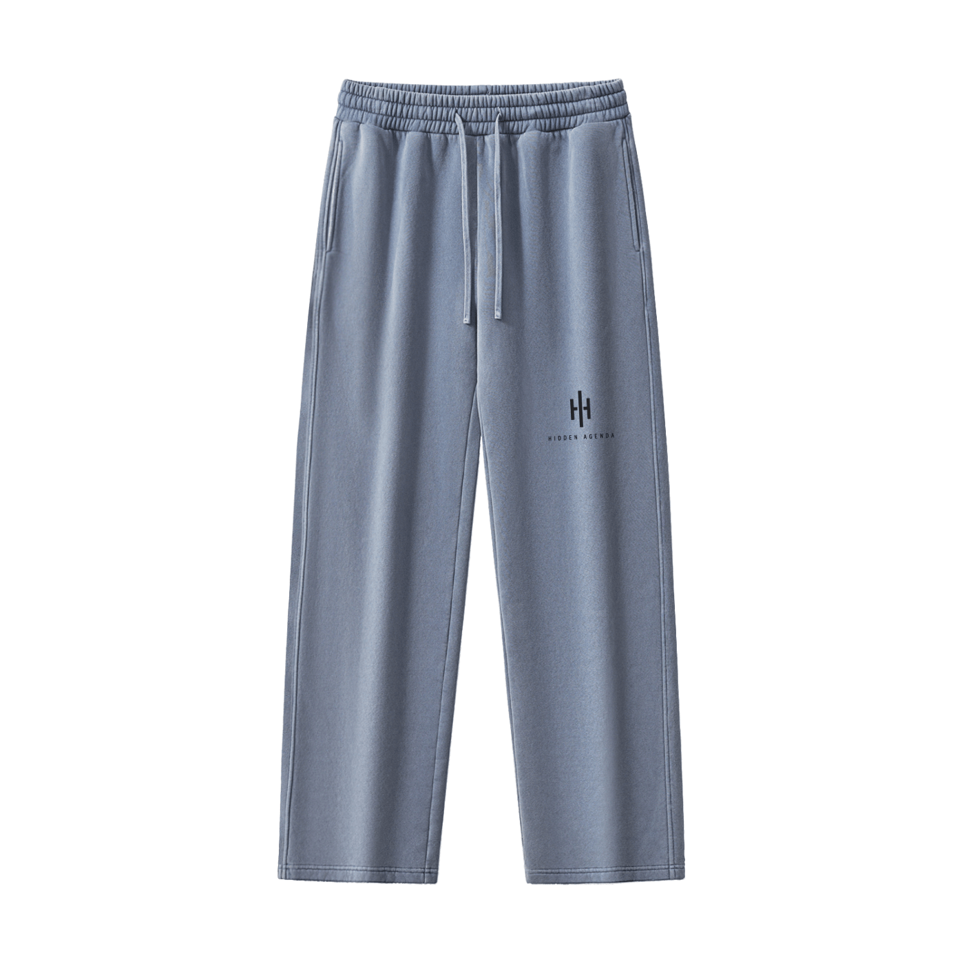 Hidden Agenda Frayed Enzyme Washed Fleece Sweatpants - Wolvyn Apparel