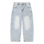 Hidden Agenda Men's Vintage Wash Sunfade Barrel Leg Jeans - Wolvyn Apparel