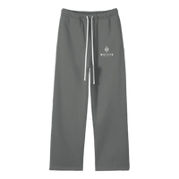 Hidden Agenda Unisex Solid Color Fleece Straight Leg Pants - Wolvyn Apparel