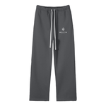 Hidden Agenda Unisex Solid Color Fleece Straight Leg Pants - Wolvyn Apparel