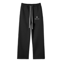 Hidden Agenda Unisex Solid Color Fleece Straight Leg Pants - Wolvyn Apparel