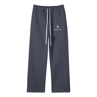 Hidden Agenda Unisex Solid Color Fleece Straight Leg Pants - Wolvyn Apparel