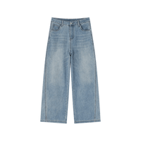 Hidden Agenda Women’s Vintage Wash High Rise Wide Leg Jeans - Wolvyn Apparel