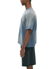 Tshirt Wolvyn Apparel Phoenix Nights Hand-Frayed Sunfade, blue gradient, short-sleeve