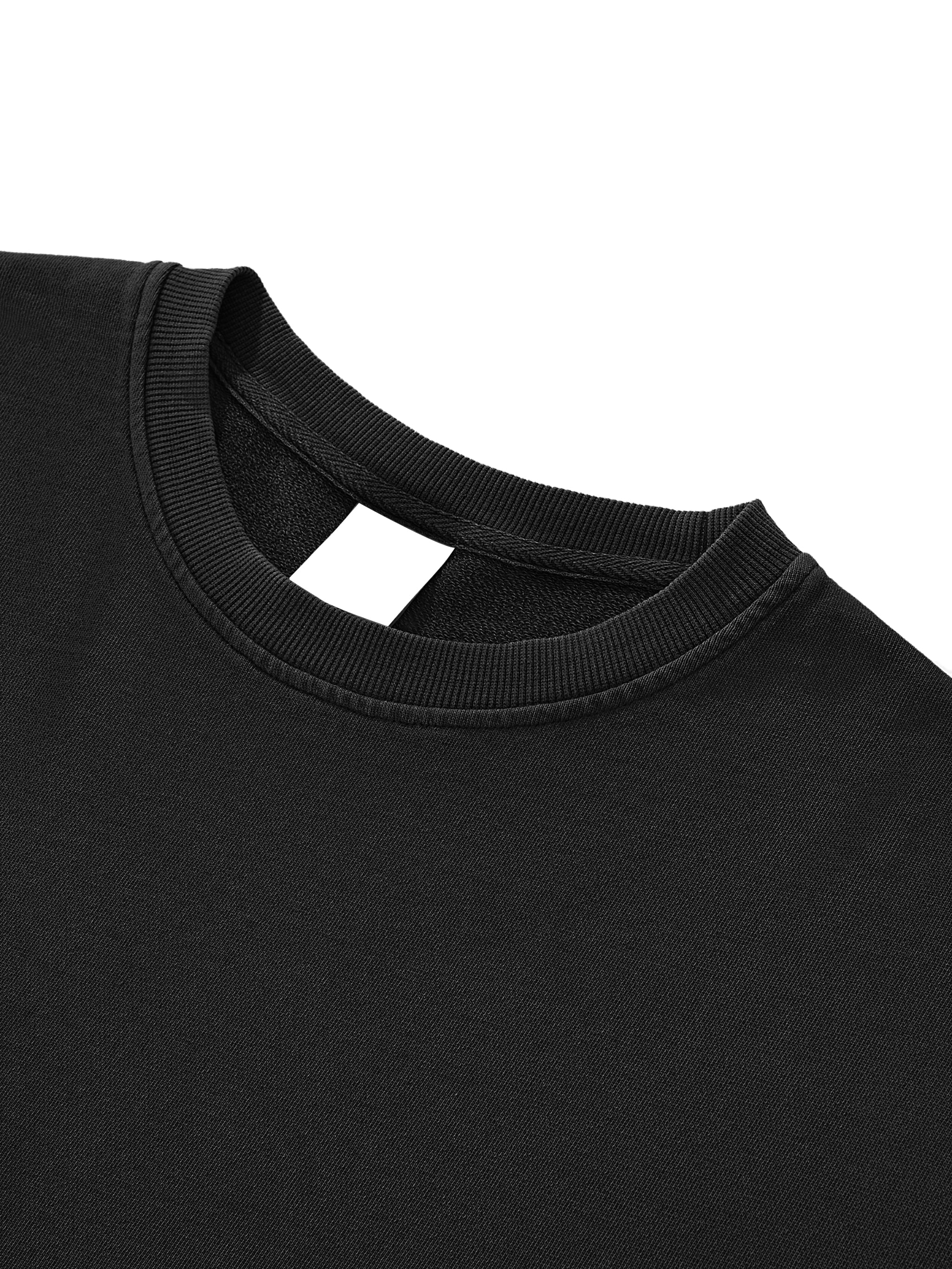 Wolvyn Apparel "Standard Issue" Snow Washed Raw Edge Crop Top
