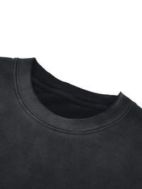 Villain by Wolvyn Apparel "Dominion 2" Sun Fade Hand-Frayed Cotton T-Shirt