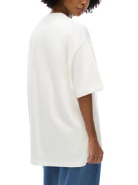 Tshirt white oversized by ODMPOD Wolvyn Elevated 305 GSM Earth Tone
