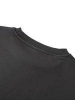 Villain by Wolvyn Apparel "Disruptor Dark Text" Washed Rolled Hem Half Sleeve T-Shirt