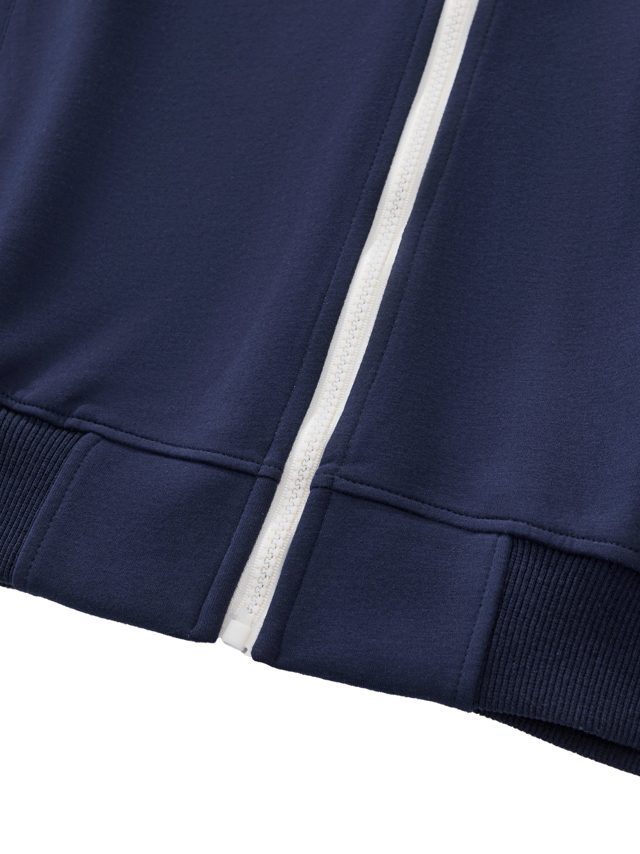 Wolvyn Apparel "Area 480" Contrast Side-Stripe Stand Collar  Jacket