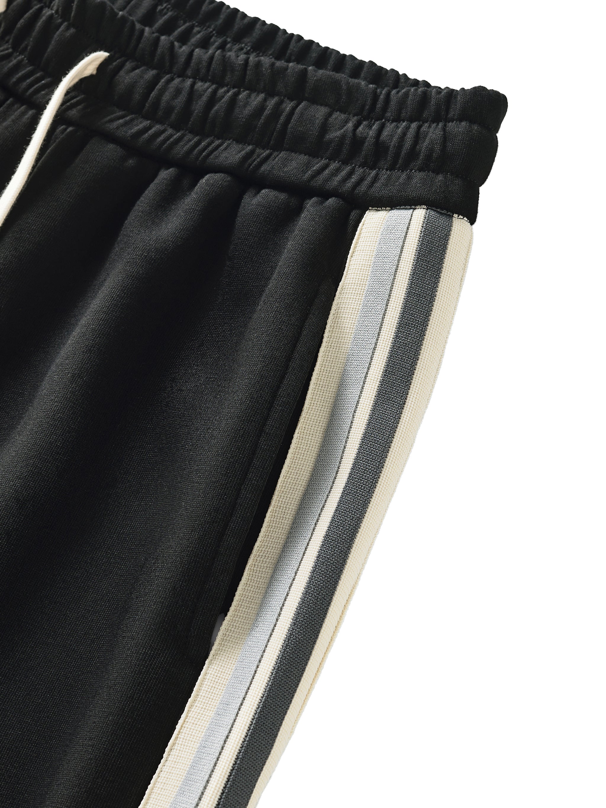 Wolvyn Apparel "Area 480" Contrast Side-Stripe Straight-Leg  Pants