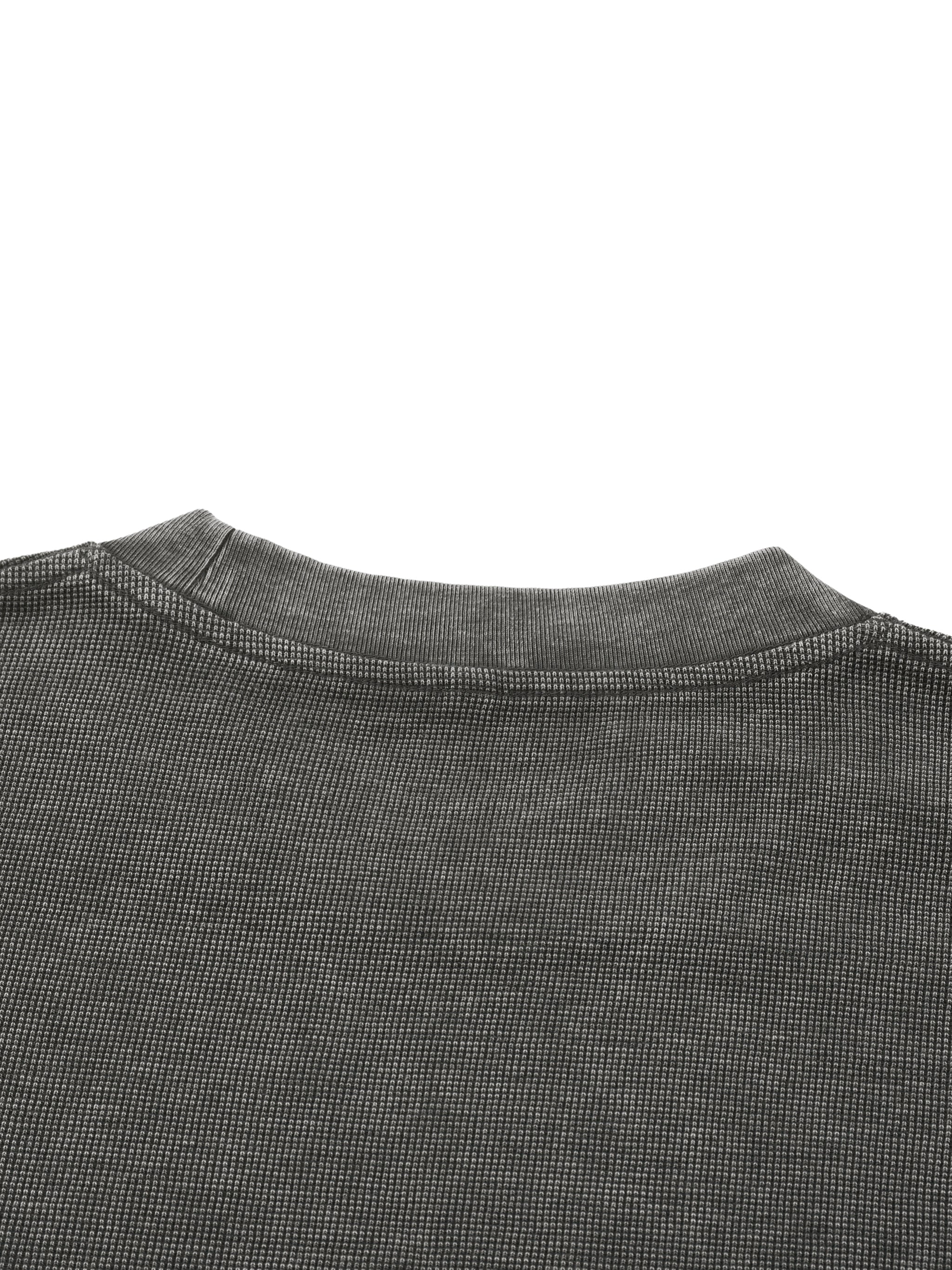 Wolvyn Apparel Mineral Wash Waffle Knit T-Shirt