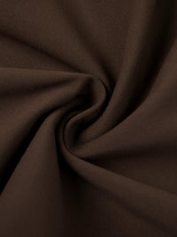 Leggings fabric close-up in chocolate brown for ODMPOD Standard Issue high-waisted yoga leggings