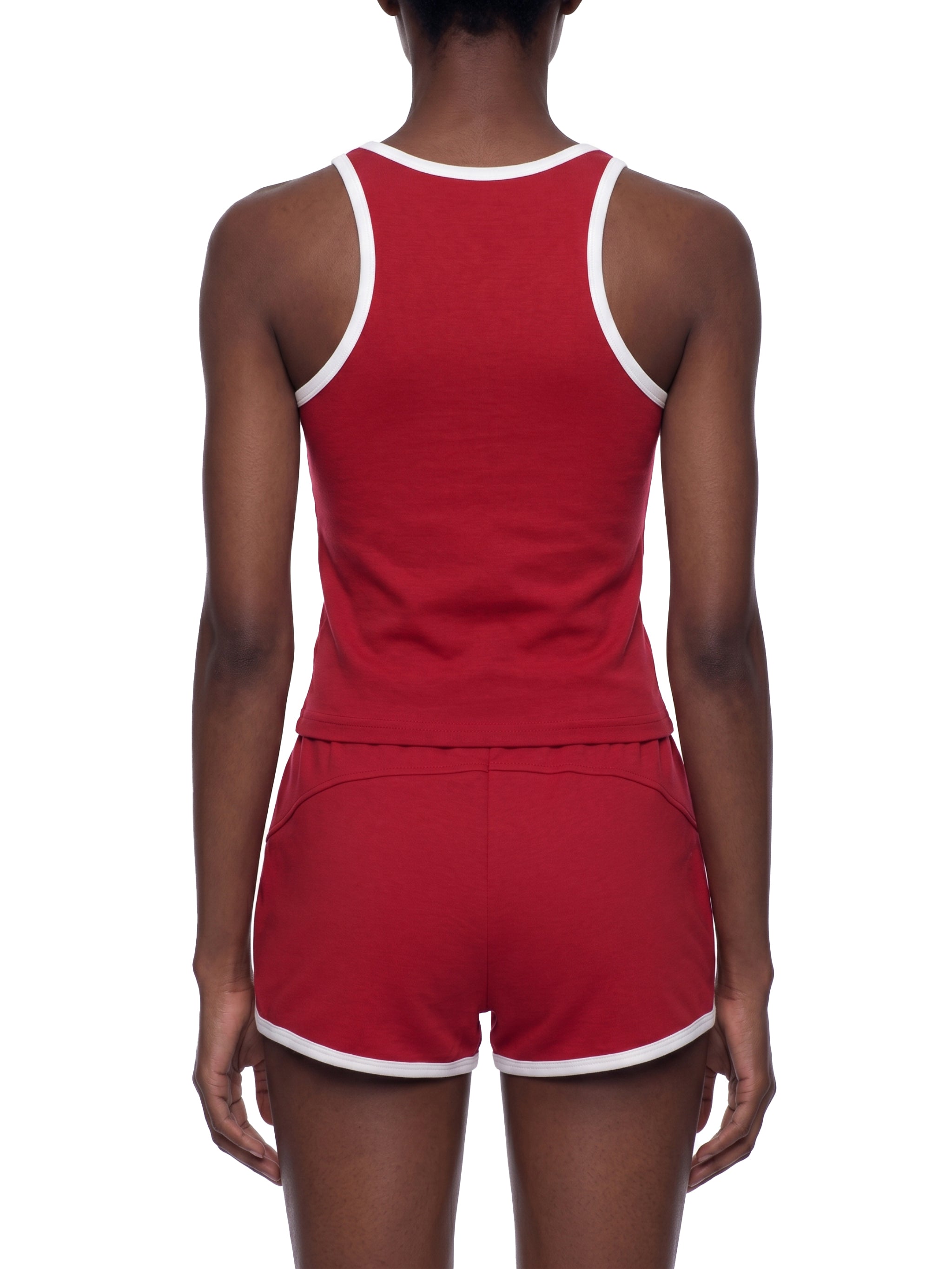 Wolvyn Apparel Women's Color Block Cropped Tank Top