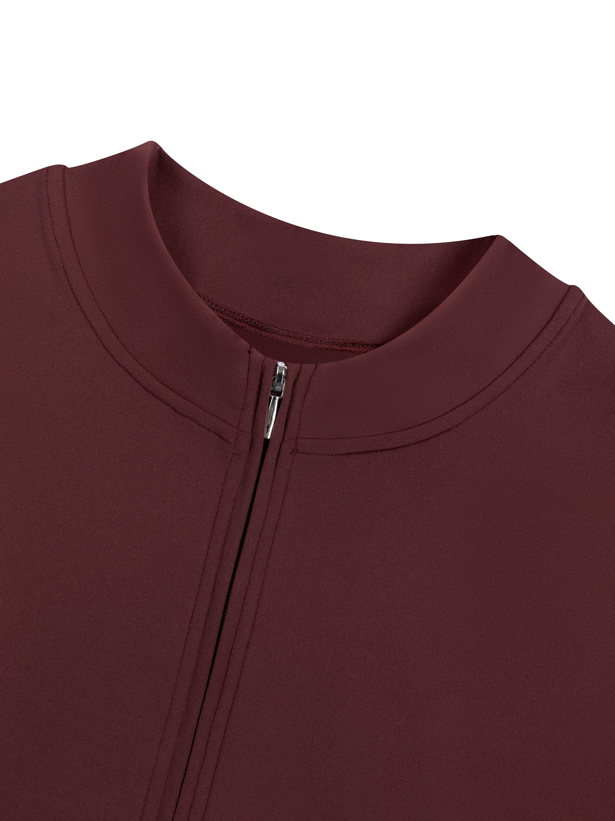 Wolvyn Apparel Women's Quarter-Zip Short Sleeve Romper