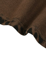 Shorts Villain by Wolvyn Apparel, heavyweight brown leopard-print fabric with reinforced hem.