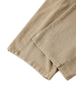 Villain Disruptor unisex mineral-wash barrel-leg pants in khaki