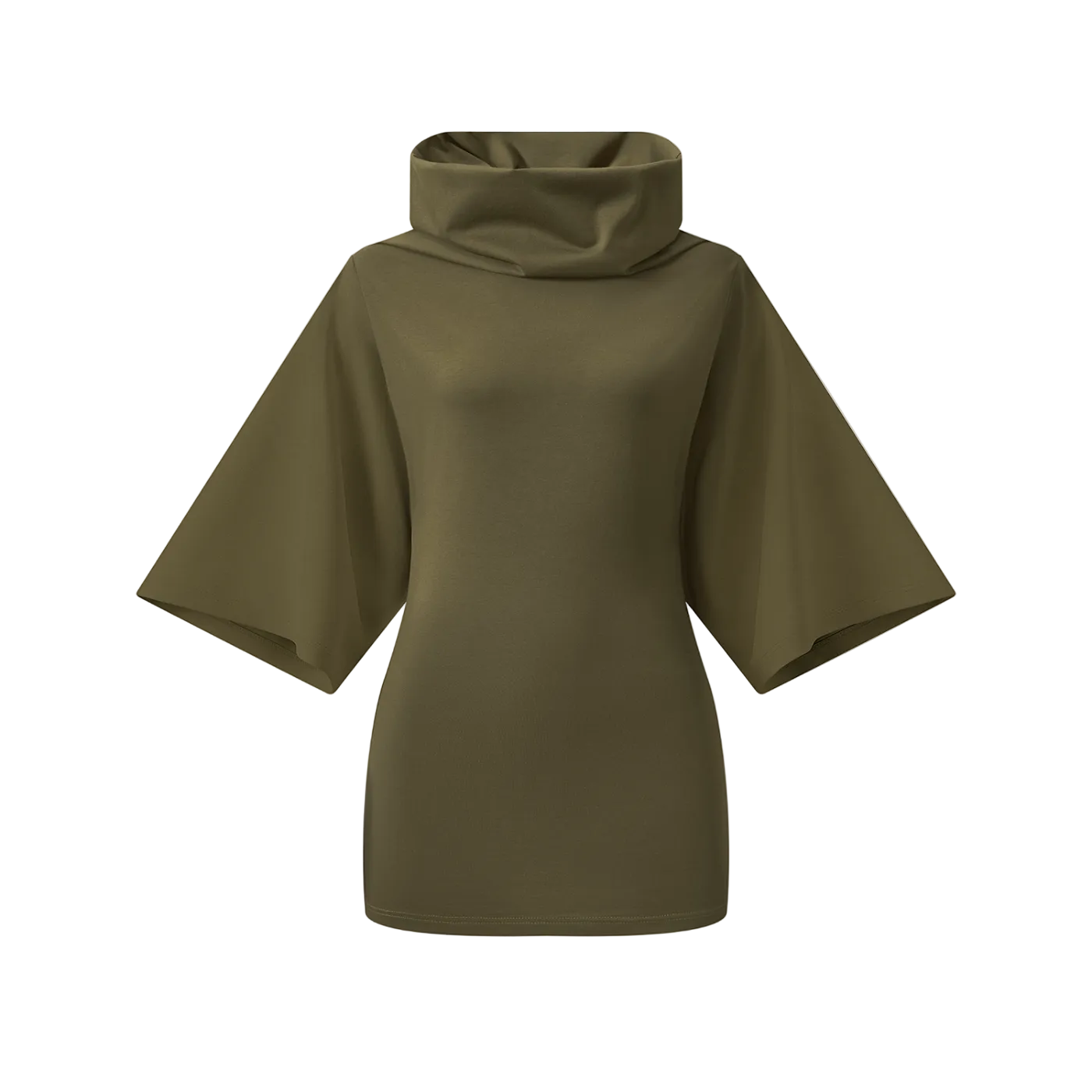 Wolvyn Apparel Women’s Turtleneck Batwing T-Shirt
