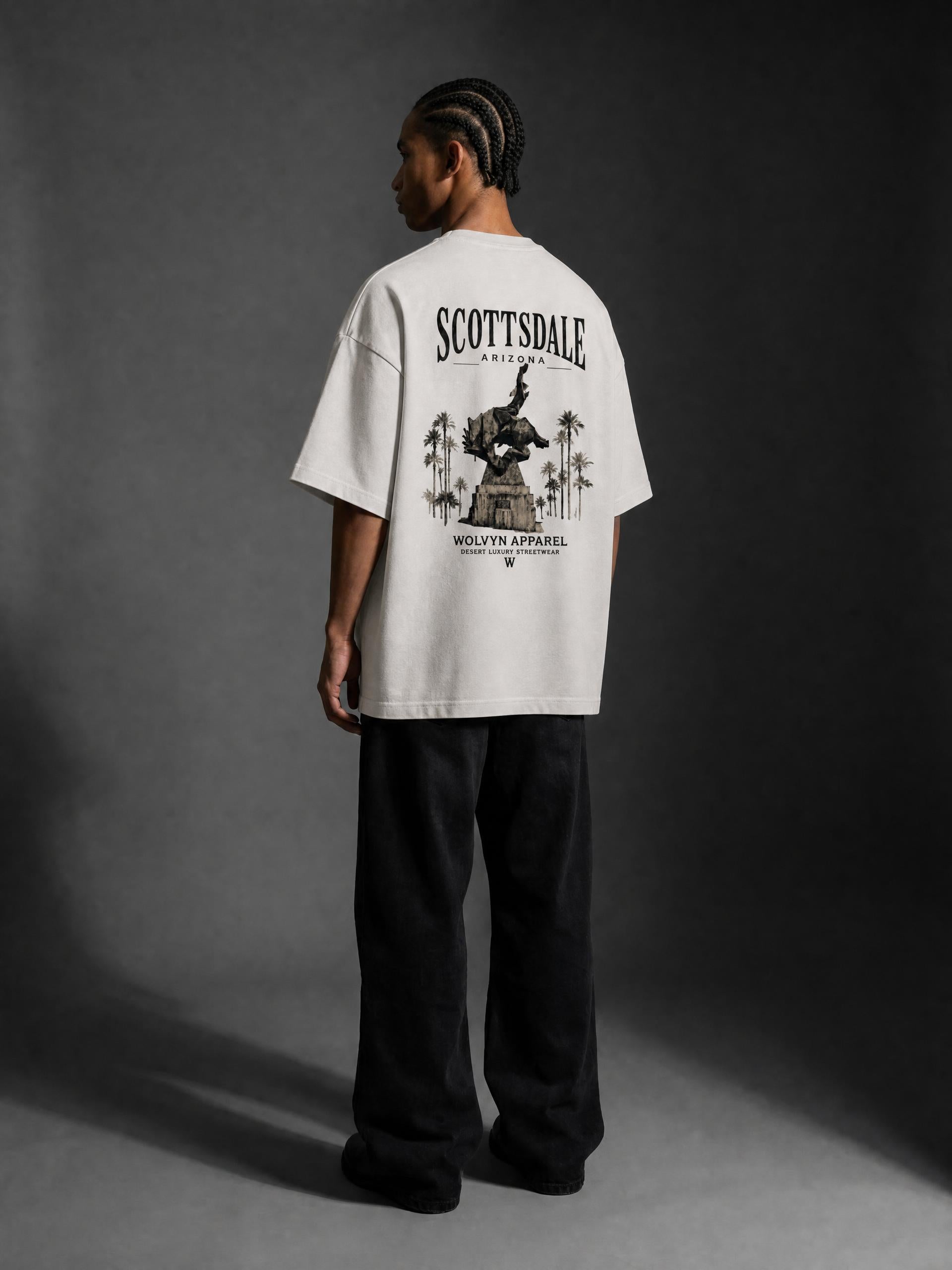 Wolvyn Apparel Vintage Washed Oversized Cotton T-Shirt