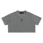Snow Washed Crop Top - Wolvyn Apparel