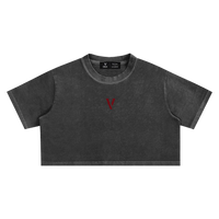 Snow Washed Crop Top - Wolvyn Apparel