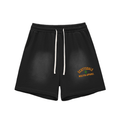 Sun Fade Raw Edge Cotton Shorts - Wolvyn Apparel
