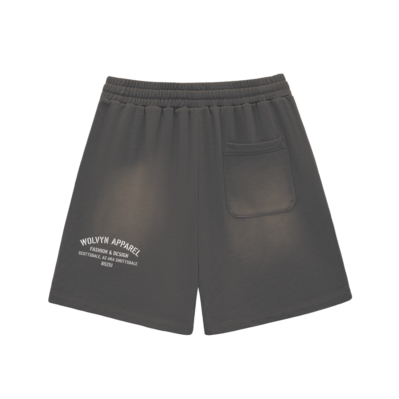 Sun Fade Raw Edge Cotton Shorts - Wolvyn Apparel