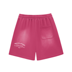 Sun Fade Raw Edge Cotton Shorts - Wolvyn Apparel