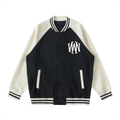 Two Tone Raglan Sleeve Varsity Jacket - Wolvyn Apparel