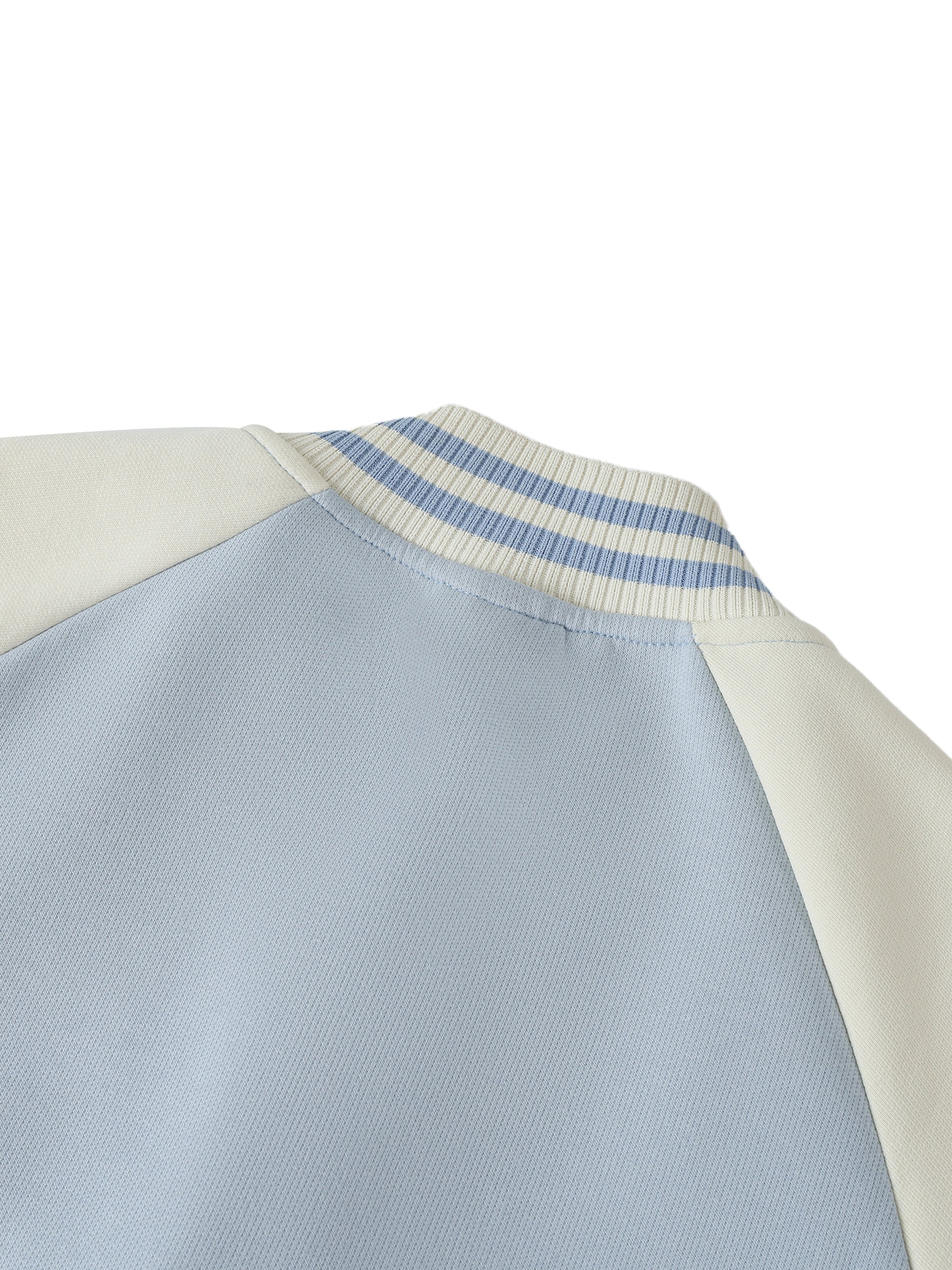 Two Tone Raglan Sleeve Varsity Jacket - Wolvyn Apparel