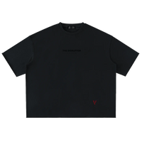 Villain by Wolvyn Apparel "Disruptor Dark Text" Washed Rolled Hem Half Sleeve T-Shirt - Wolvyn Apparel