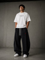 Villain by Wolvyn Apparel "Disruptor" Unisex Mineral Wash Barrel Leg Pants - Wolvyn Apparel