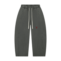 Villain by Wolvyn Apparel "Disruptor" Unisex Mineral Wash Barrel Leg Pants - Wolvyn Apparel