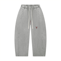 Villain by Wolvyn Apparel "Disruptor" Unisex Mineral Wash Barrel Leg Pants - Wolvyn Apparel