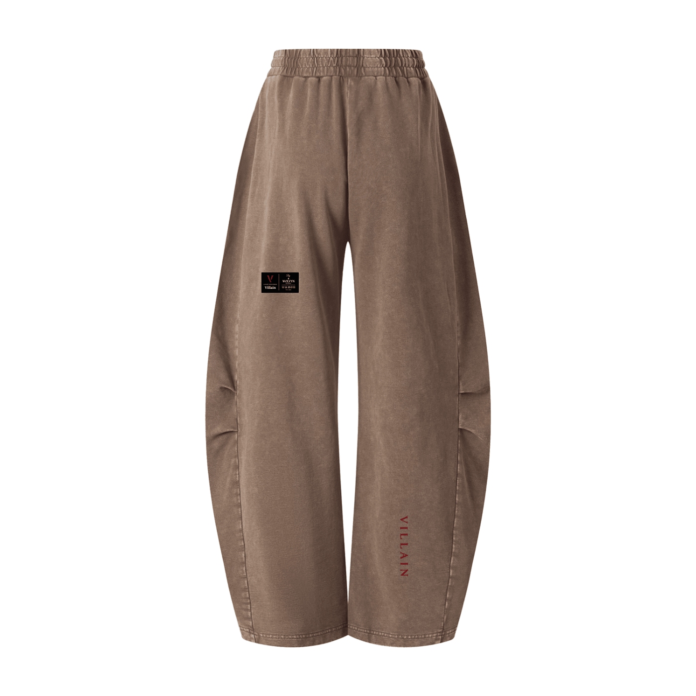 Villain by Wolvyn Apparel "Disruptor" Unisex Mineral Wash Barrel Leg Pants - Wolvyn Apparel