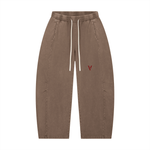 Villain by Wolvyn Apparel "Disruptor" Unisex Mineral Wash Barrel Leg Pants - Wolvyn Apparel