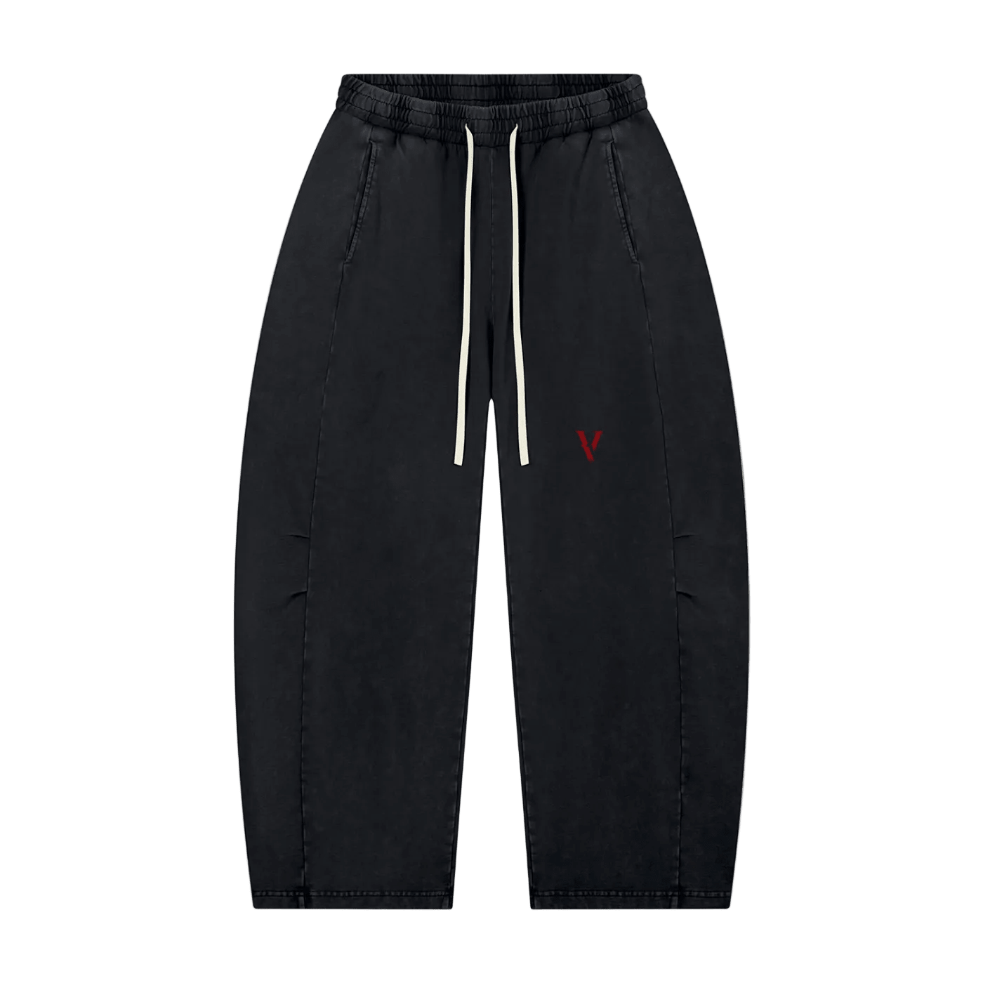 Villain by Wolvyn Apparel "Disruptor" Unisex Mineral Wash Barrel Leg Pants - Wolvyn Apparel