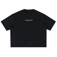 Villain by Wolvyn Apparel "Disruptor" Washed Rolled Hem Half Sleeve T-Shirt - Wolvyn Apparel