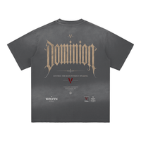 Villain by Wolvyn Apparel "Dominion 2" Sun Fade Hand - Frayed Cotton T-Shirt - Wolvyn Apparel