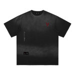 Villain by Wolvyn Apparel "Dominion 2" Sun Fade Hand - Frayed Cotton T-Shirt - Wolvyn Apparel