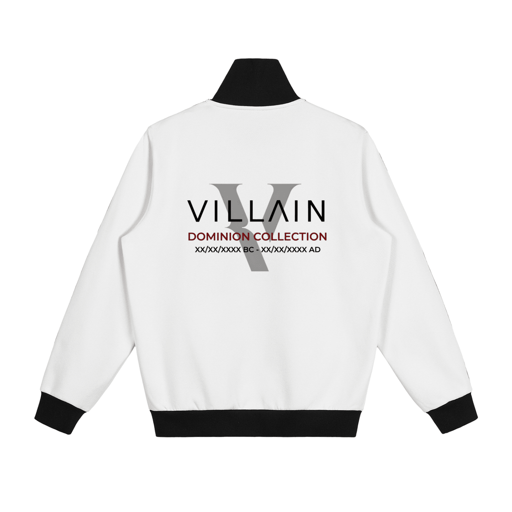 Villain by Wolvyn Apparel - Dominion Collection - Side Stripe Fleece Track Jacket - Wolvyn Apparel