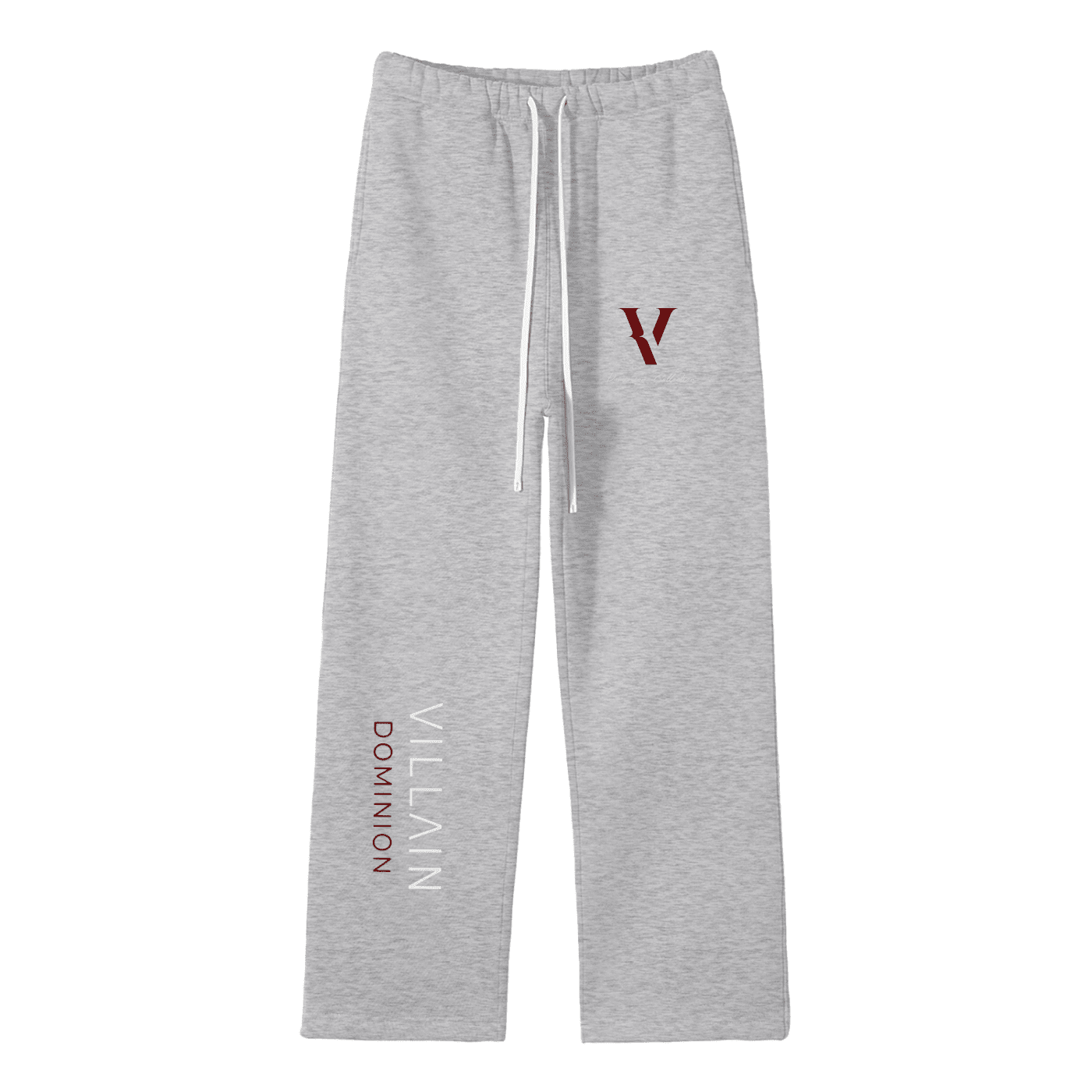 Villain by Wolvyn Apparel - Dominion Collection - Unisex Fleece Straight Leg Pants - Wolvyn Apparel