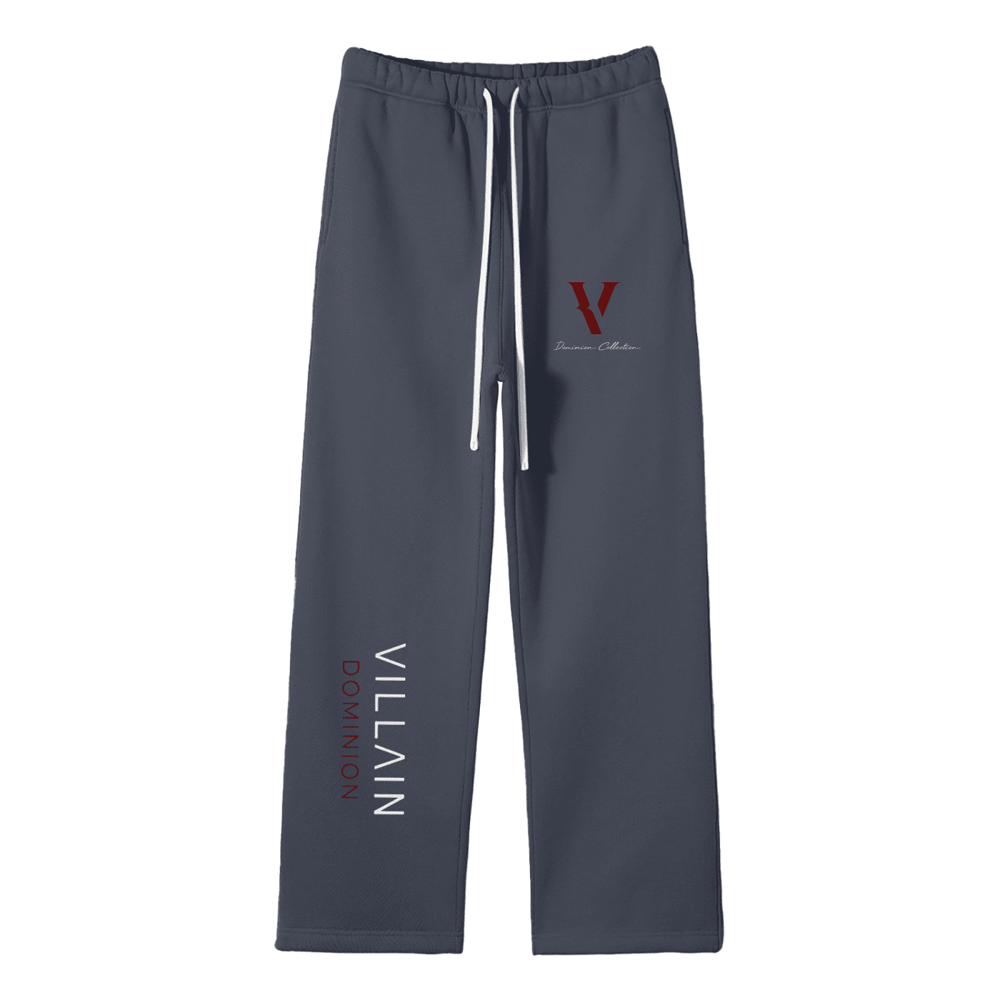 Villain by Wolvyn Apparel - Dominion Collection - Unisex Fleece Straight Leg Pants - Wolvyn Apparel