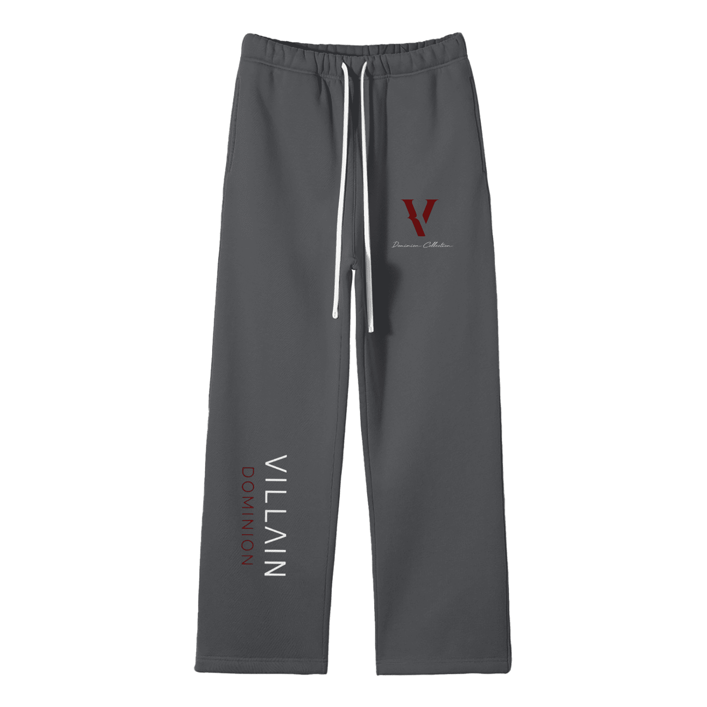 Villain by Wolvyn Apparel - Dominion Collection - Unisex Fleece Straight Leg Pants - Wolvyn Apparel