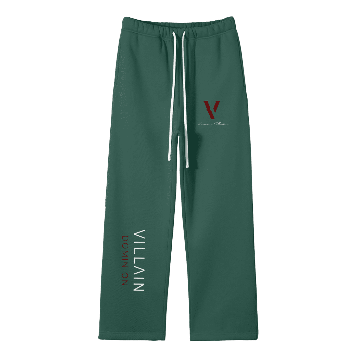 Villain by Wolvyn Apparel - Dominion Collection - Unisex Fleece Straight Leg Pants - Wolvyn Apparel