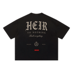 Villain by Wolvyn Apparel "Heir" Unisex Sun Fade Distressed Boxy T-Shirt - Wolvyn Apparel